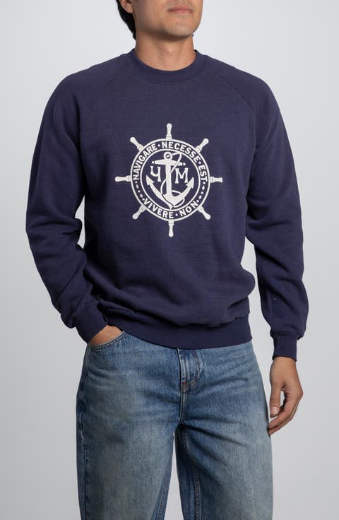 Vintage Navigare Necess Crewneck Sweatshirt