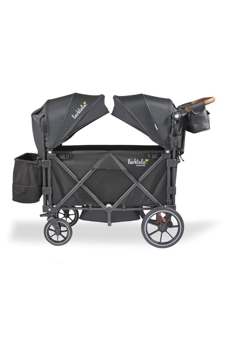 caravan Quad Stroller Wagon, Alternate, color, BYRON BLACK
