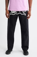 ICECREAM Ash Vanilla Fit Running Dog Appliqué Jeans