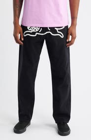 ICECREAM Ash Vanilla Fit Running Dog Appliqué Jeans