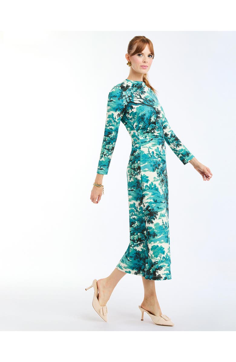 Mestiza New York Gabriella Midi Dress, Alternate, color, Ceramic Toile