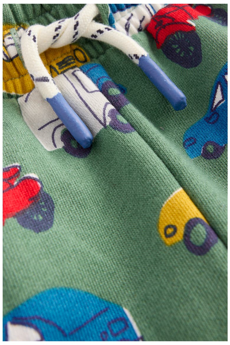 Kids' Traffic Print Cotton Joggers, Alternate, color, WILLOW GREEN TRAFFIC JAM