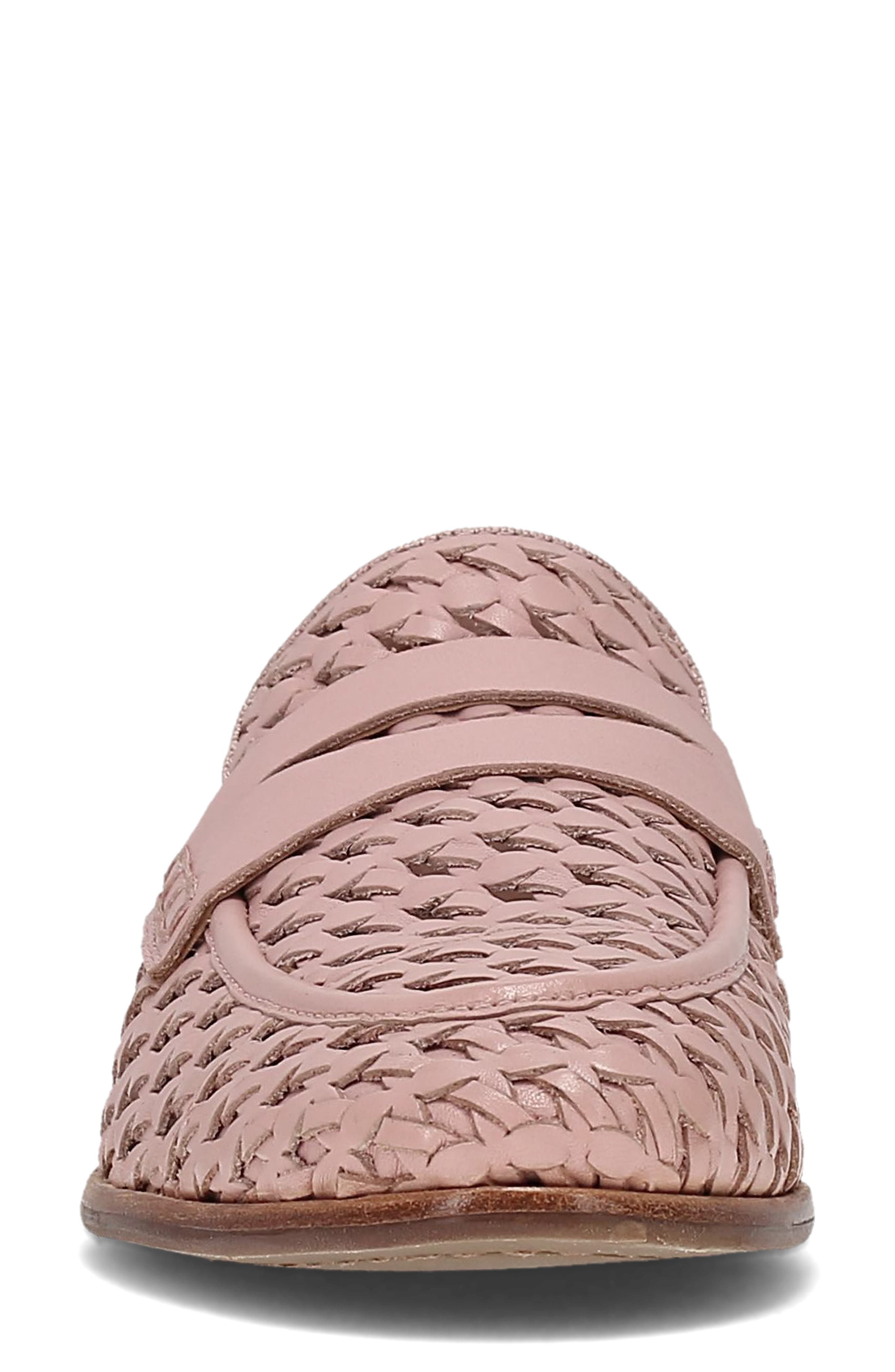 Faith Woven Penny Loafer, Alternate, color, ROSA PINK