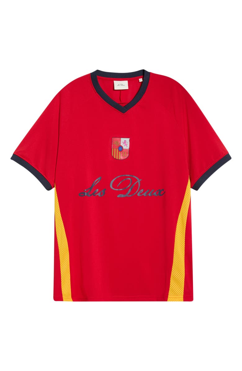 Les Deux Spain Football Jersey, Alternate, color, Racing Red