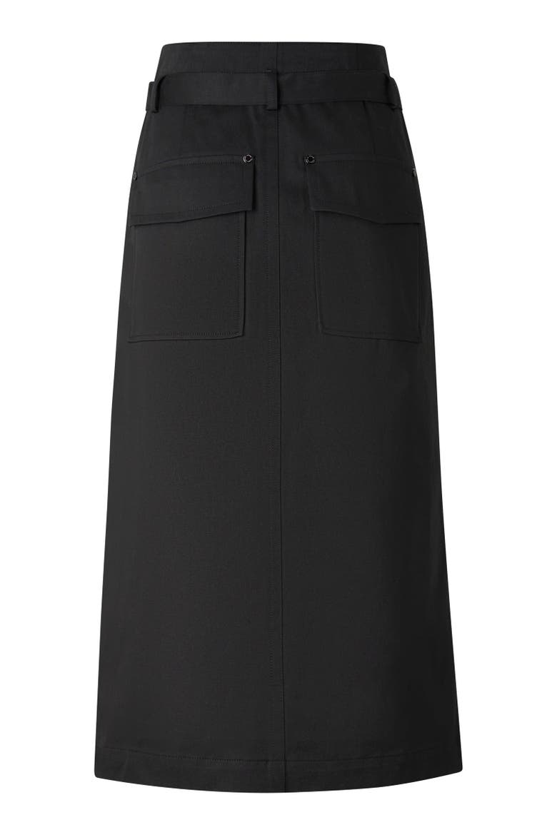 Jocy Wrap Skirt, Alternate, color, Black