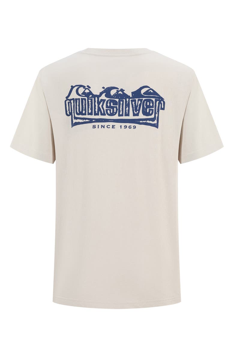 Quiksilver Kids' Trippple Dip Cotton Graphic T-Shirt, Alternate, color, Moonshine