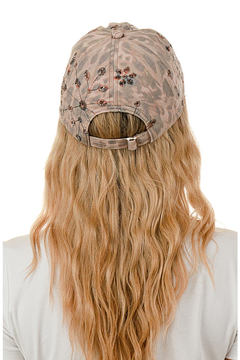 Eyelet Baseball Cap, Alternate, color, BLUSH