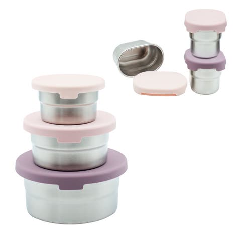 Stainless Steel Food & Dip Container Set