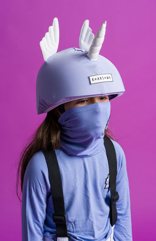 Roarsome Helmet Cover In Purple