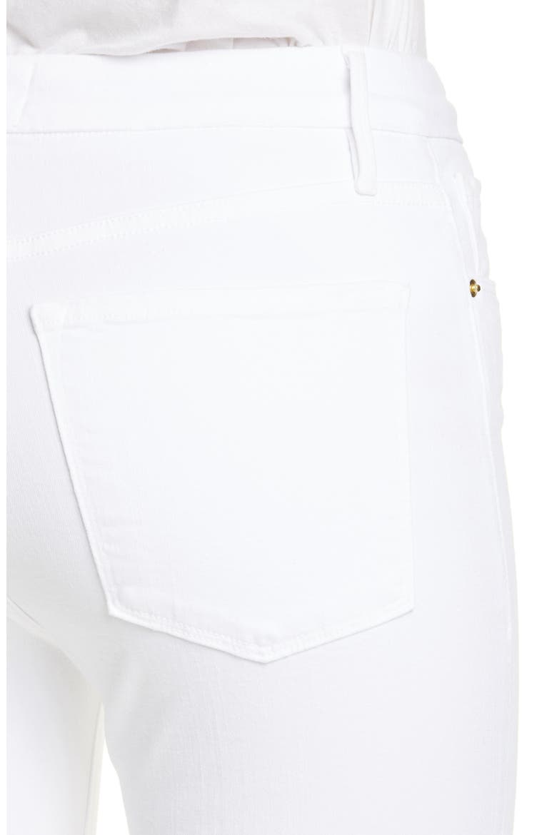 Le Crop Mini Bootcut Jeans, Alternate, color, BLANC