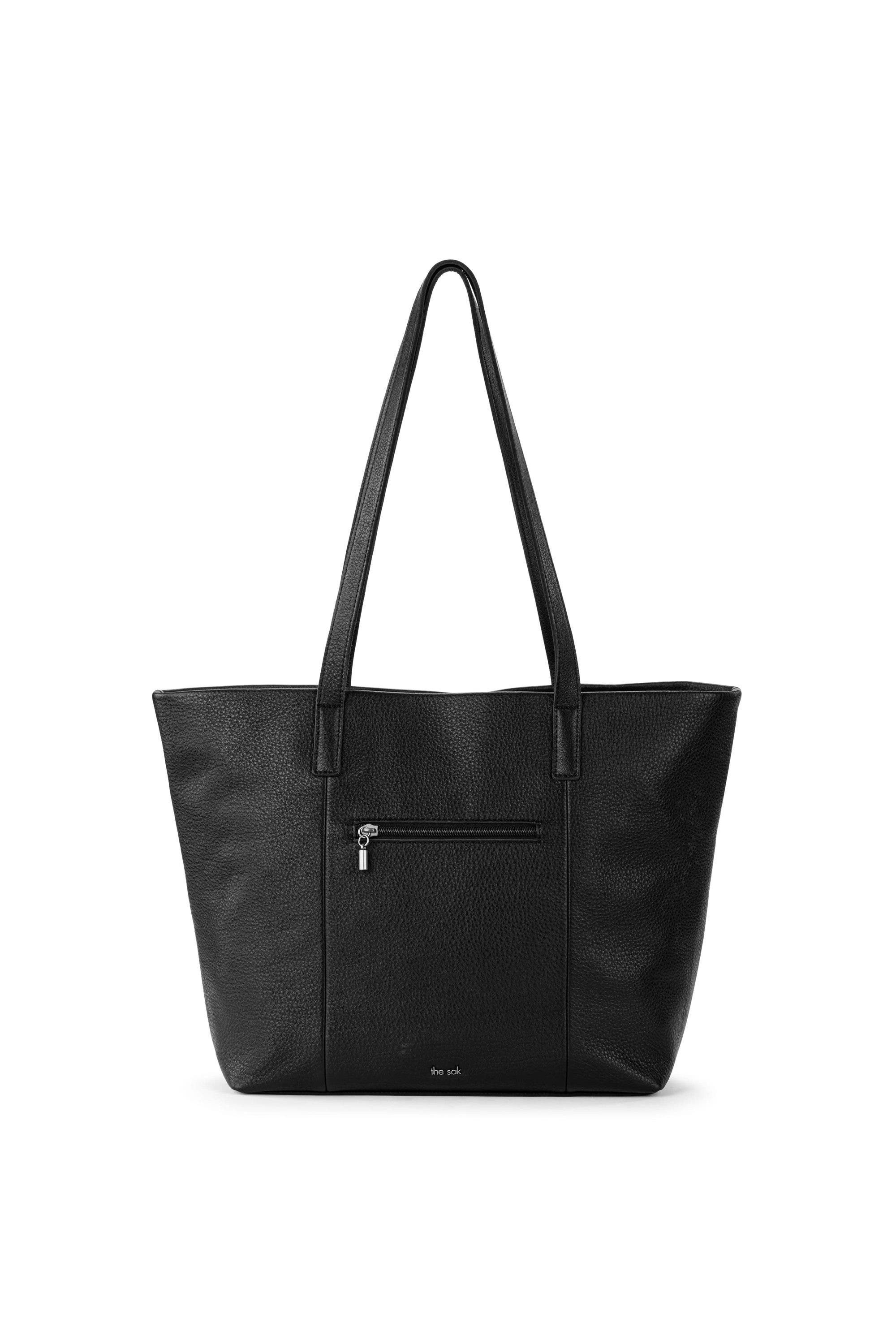 The Sak Metro Tote Bag - Leather, Alternate, color, Black