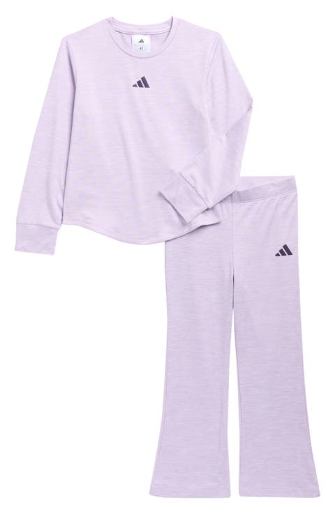 Kids' Logo Top & Flare Leggings Set (Toddler & Little Kid)