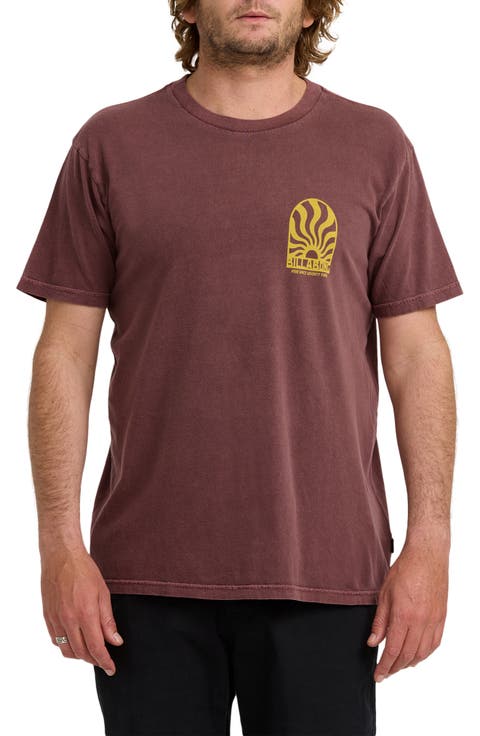 Sun Rays Cotton Graphic T-Shirt