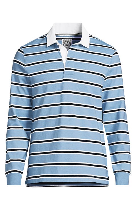 Long Sleeve Stripe Rugby Shirt