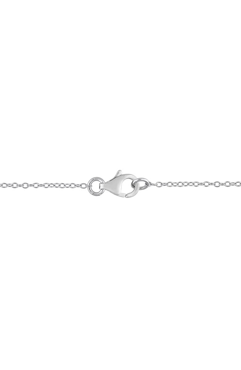 Julianna B. Moissanite Halo Necklace, Alternate, color, 