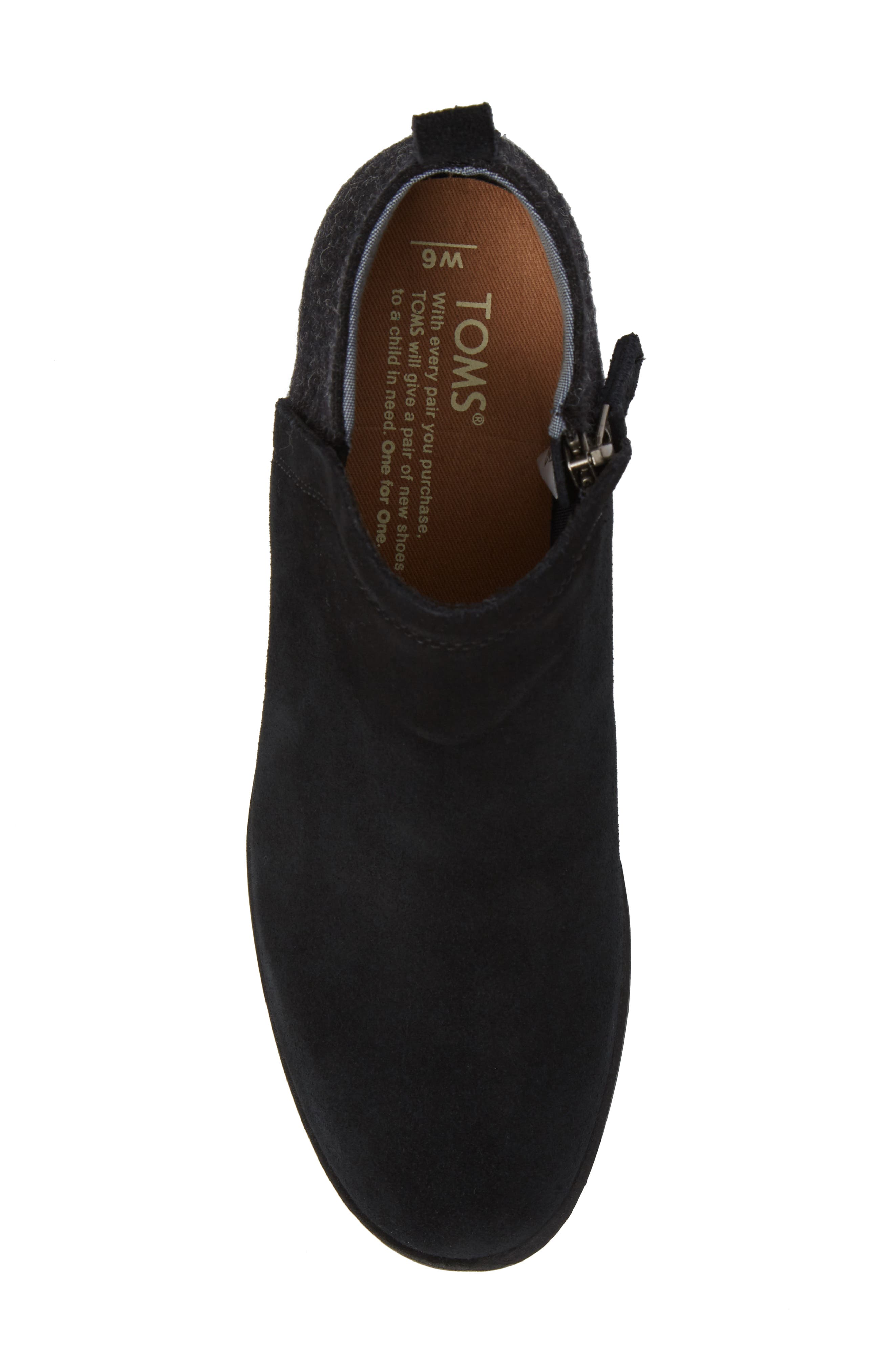 TOMS Deia Zip Bootie, Alternate, color, 