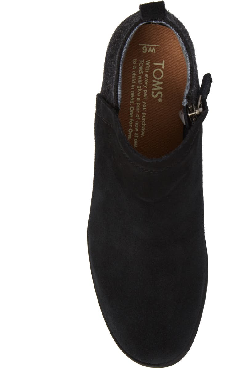 TOMS Deia Zip Bootie, Alternate, color,