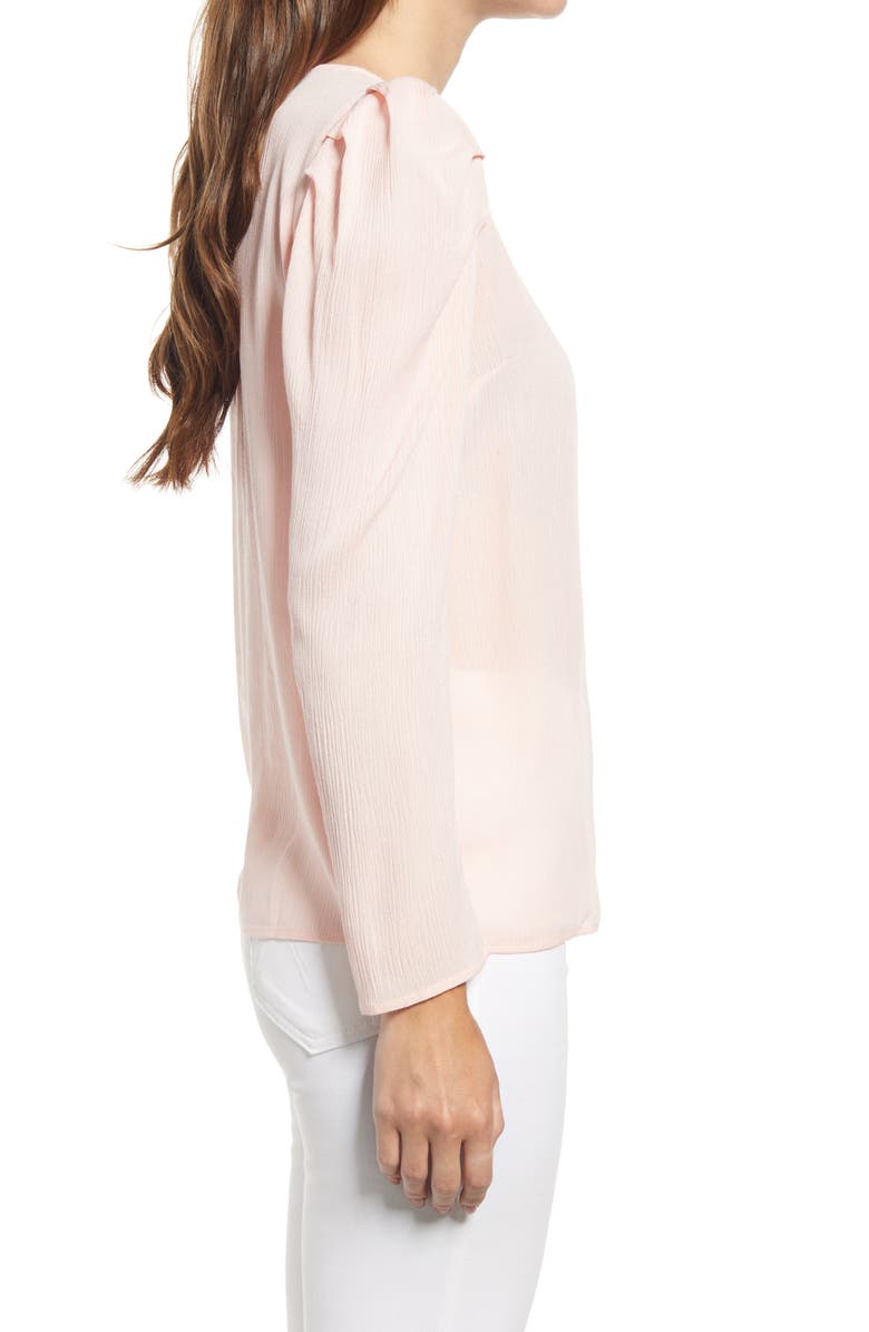 GIBSONLOOK Pleated Sleeve Top, Alternate, color,