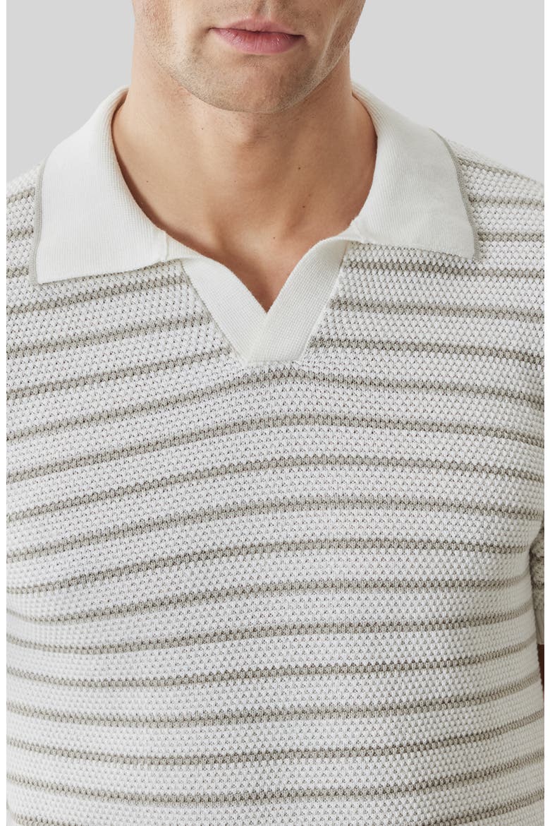 Stellan Stripe Polo, Alternate, color, WHITE