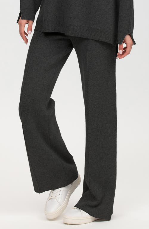 Pietro Brunelli Meribel Knit Pull-on Maternity Pants In Charcoal