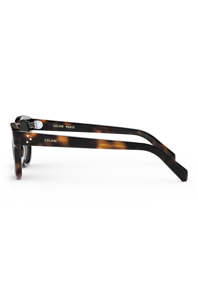 Bold 3 Dots 49mm Square Sunglasses, Alternate, color, BLONDE HAVANA / GREEN