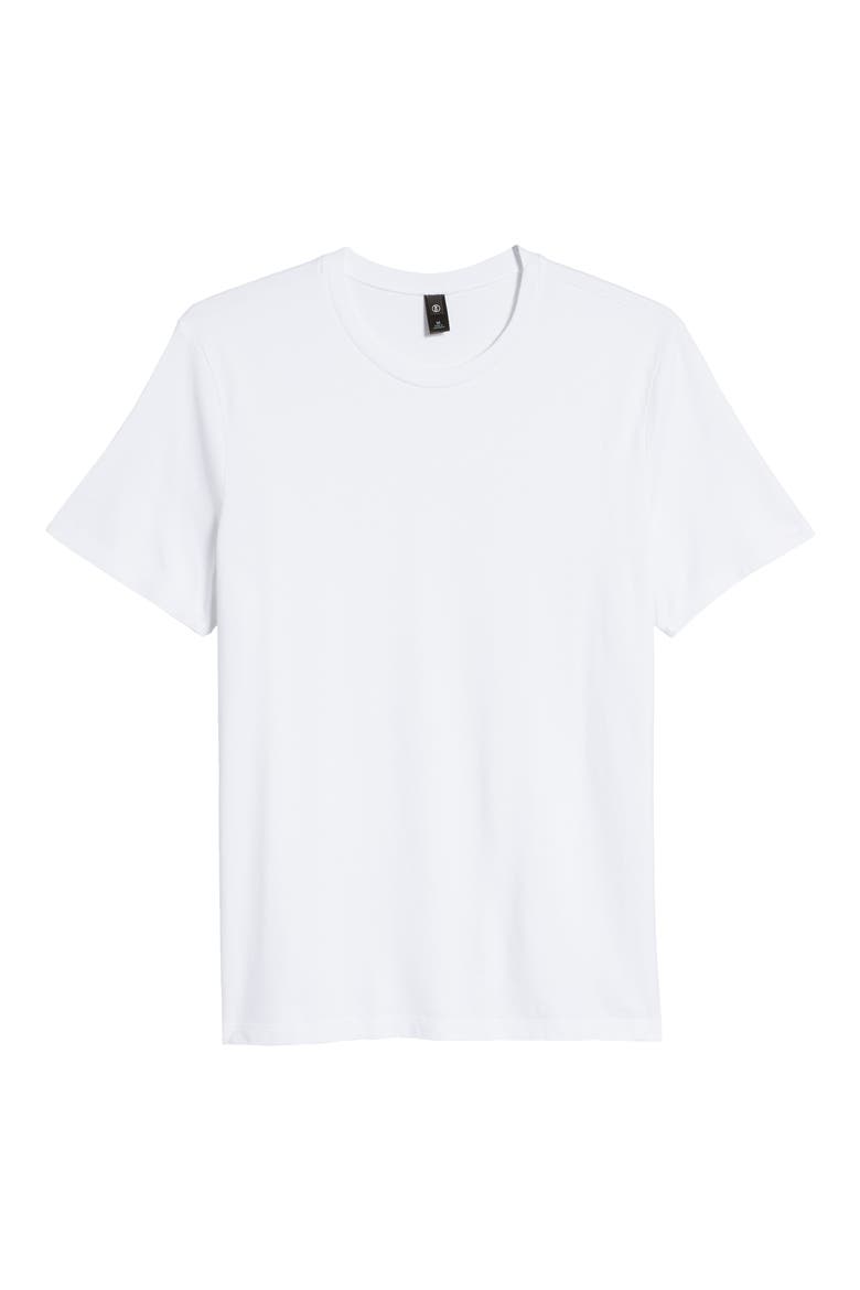Bryce Crewneck T-Shirt, Alternate, color, TRUE WHITE
