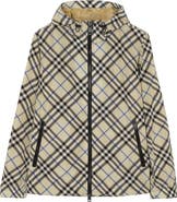 Burberry Check Nylon Hooded Jacket