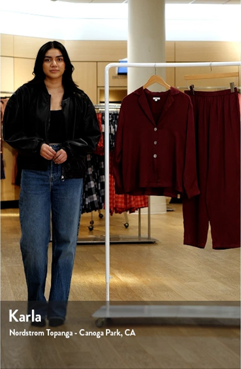 Long Sleeve Washable Silk Pajamas, sales video thumbnail