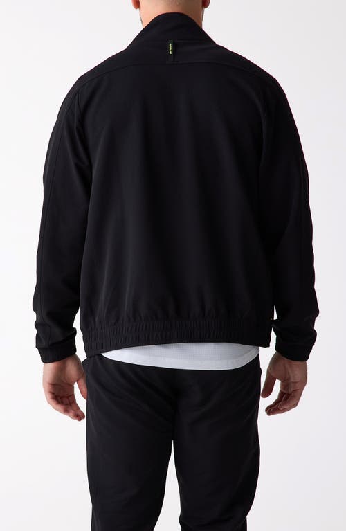 Centerline Athletics Courtside Track Jacket In Black