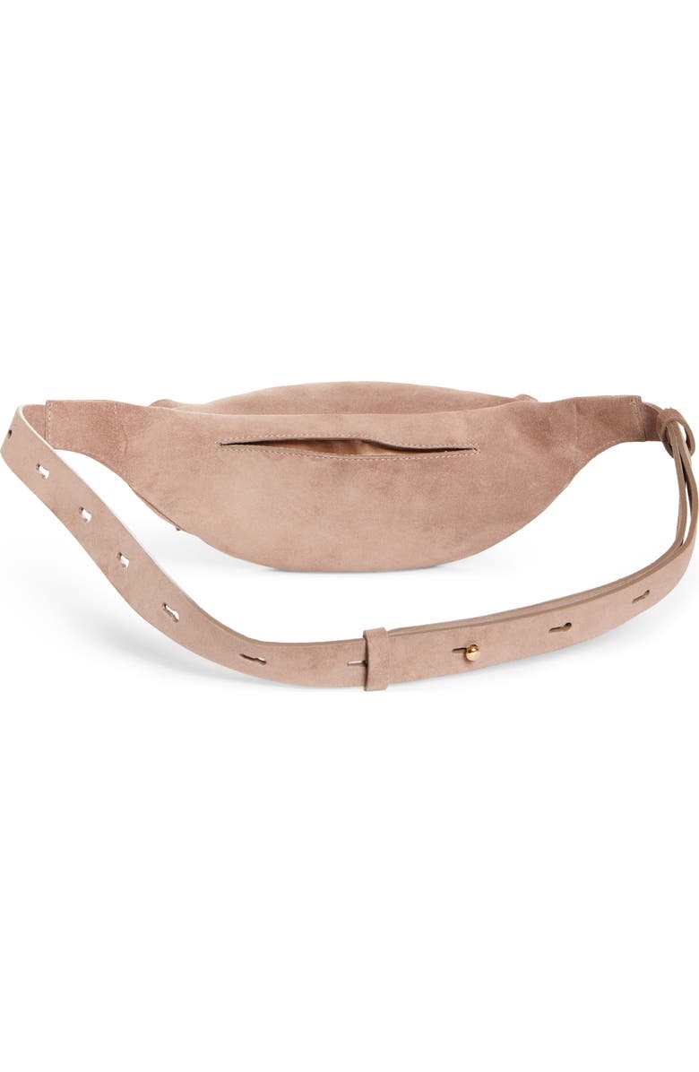 Nanushka Lubo Suede Belt Bag, Alternate, color,