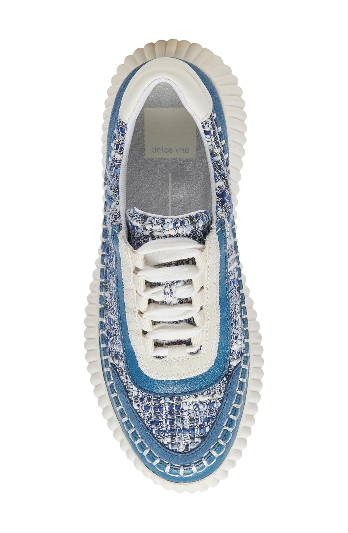 Dolen Platform Sneaker, Alternate, color, NAVY MULTI WOVEN