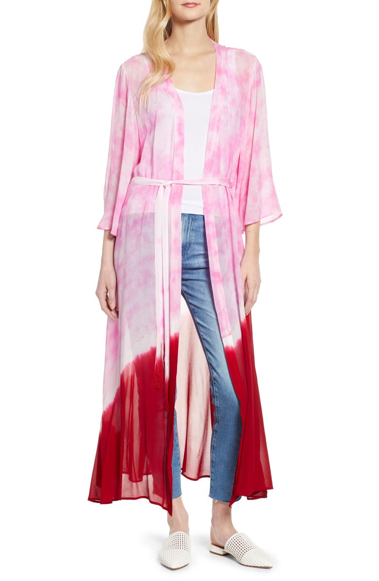 New Friends Colony NFC Electric Tie Dye Duster, Main, color, 