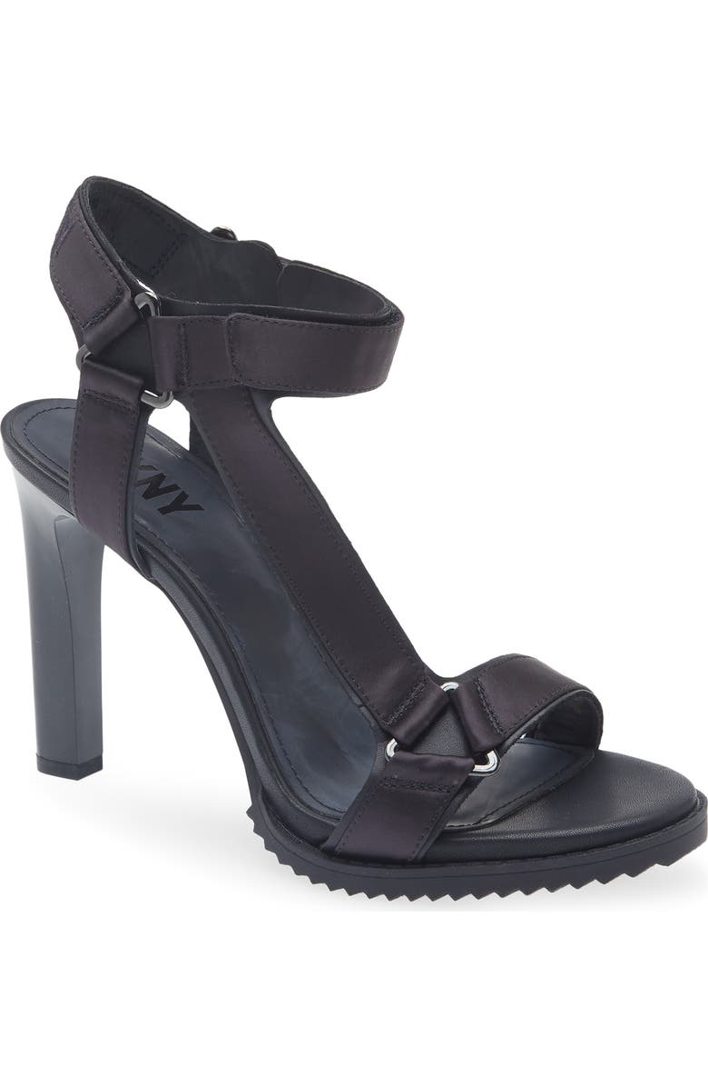 DKNY Bayli Ankle Strap Sandal, Main, color, Navy