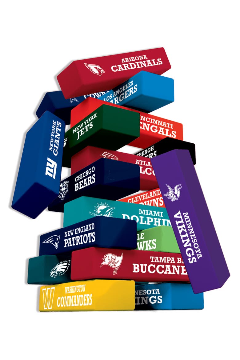 NFL Tumble Tower - All Teams, Alternate, color, Multicolor