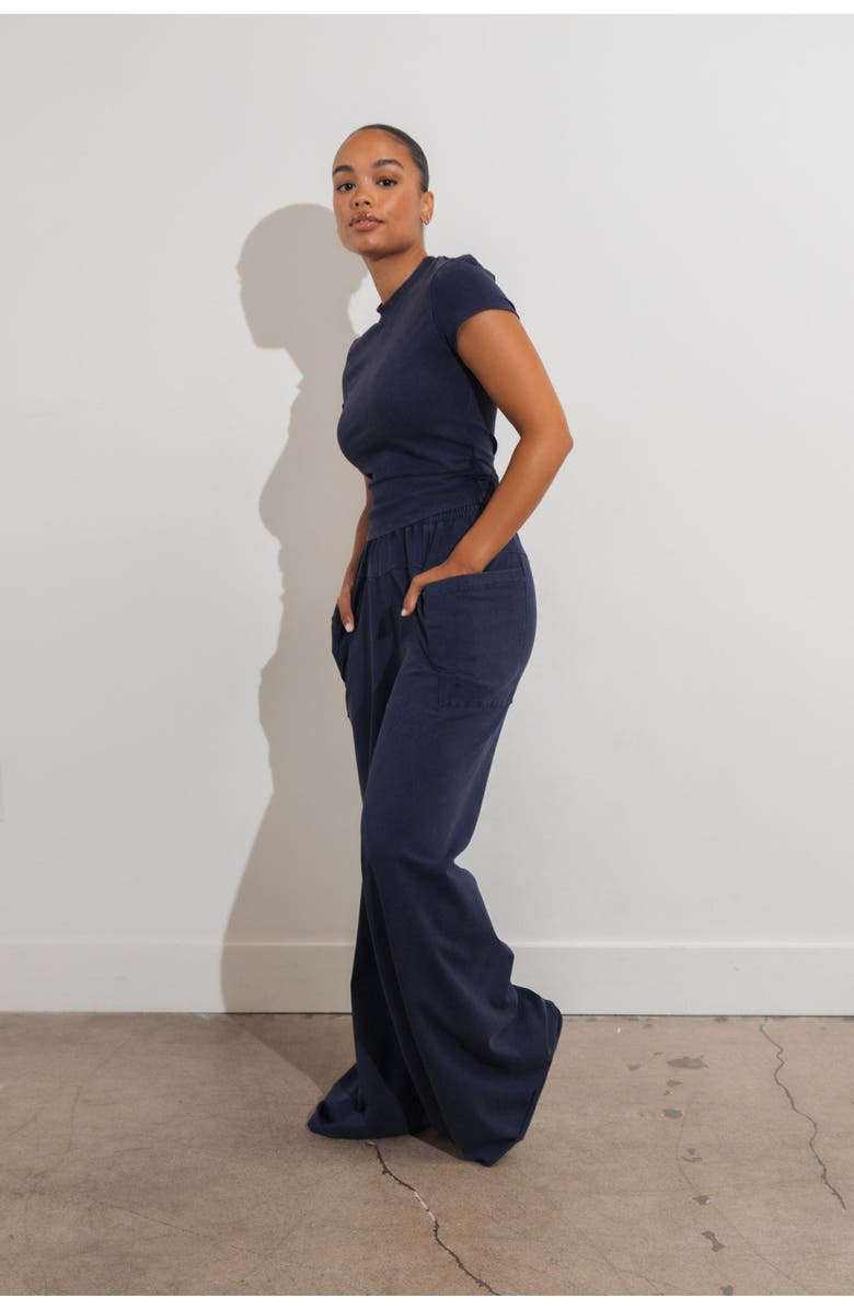 Vitality Essence Palazzo Pant, Alternate, color, Oxford