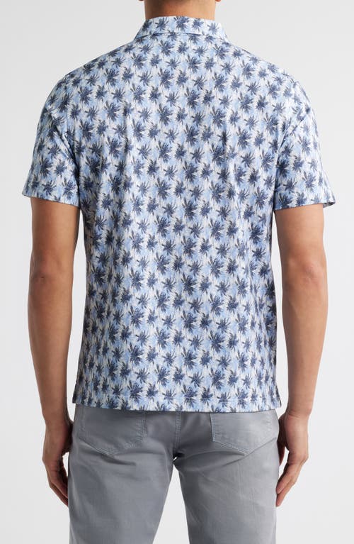 Shop Bugatchi Victor Ooohcotton® Palm Tree Print Polo
