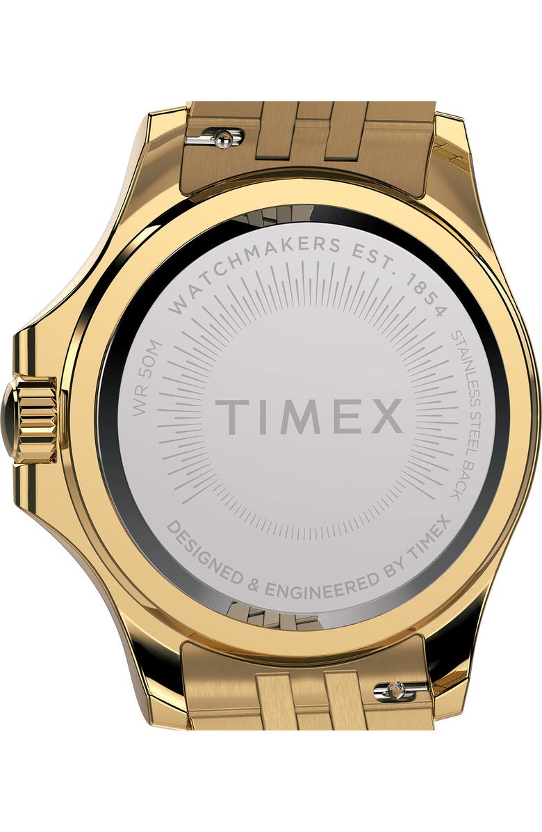 Timex<sup>®</sup> Kaia Crystal Bracelet Strap Watch, 40mm, Alternate, color, 