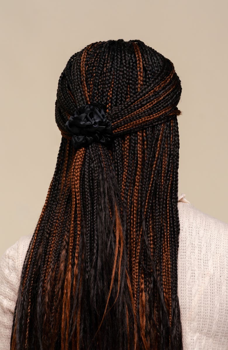 Kitsch 3-Pack Assorted Rosette Scrunchies, Alternate, color, Black