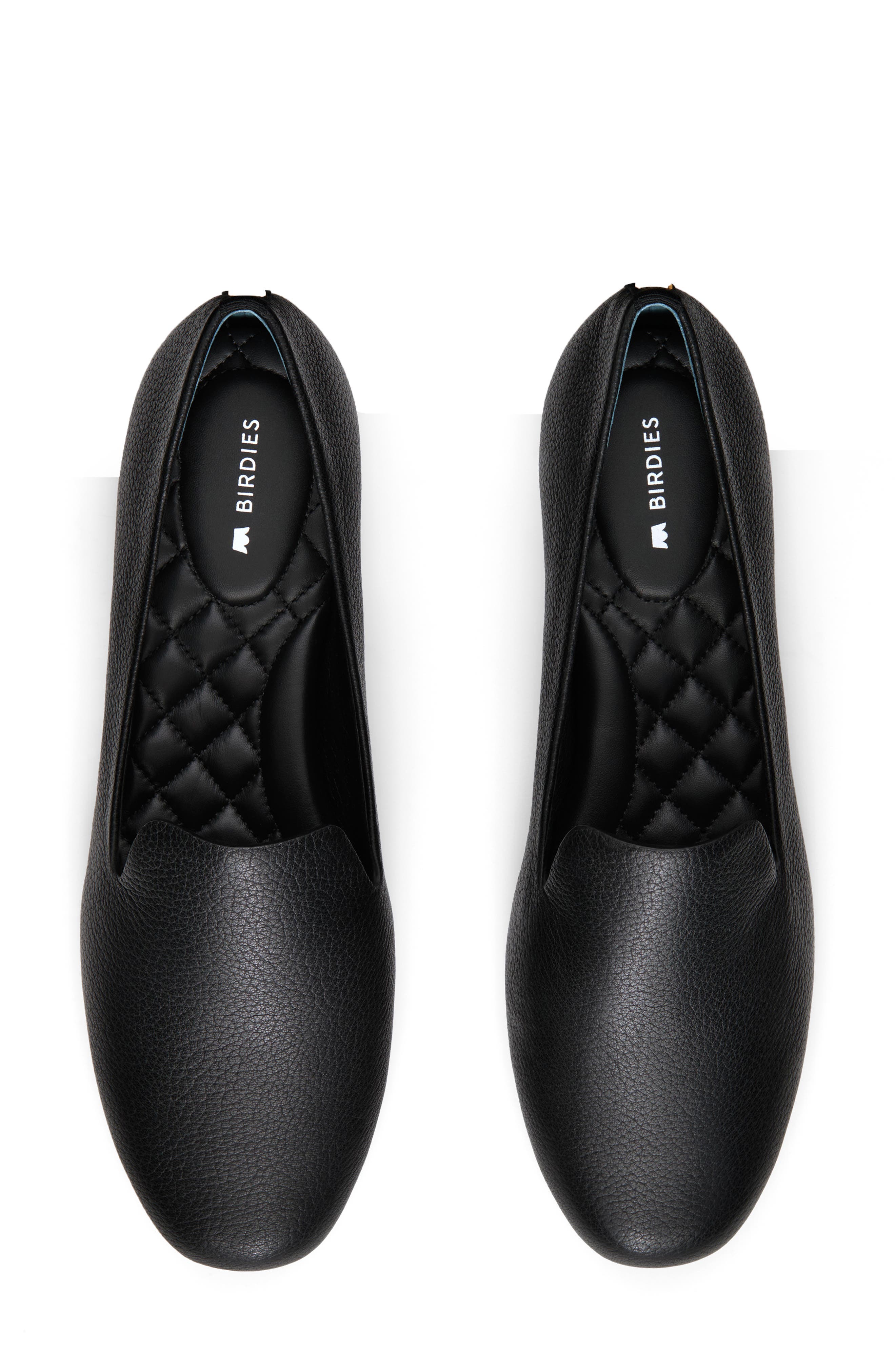 Birdies Starling Leather Flat, Alternate, color, 