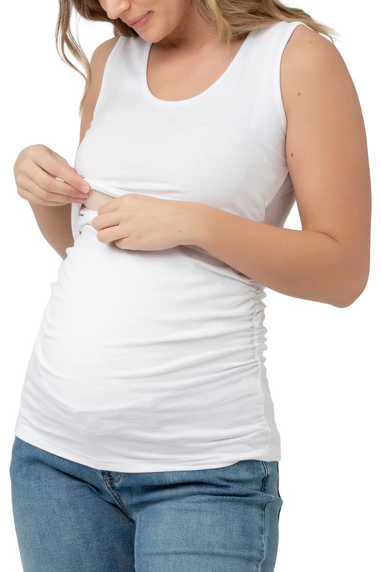 Organic Nursing Tank, Alternate, color, White