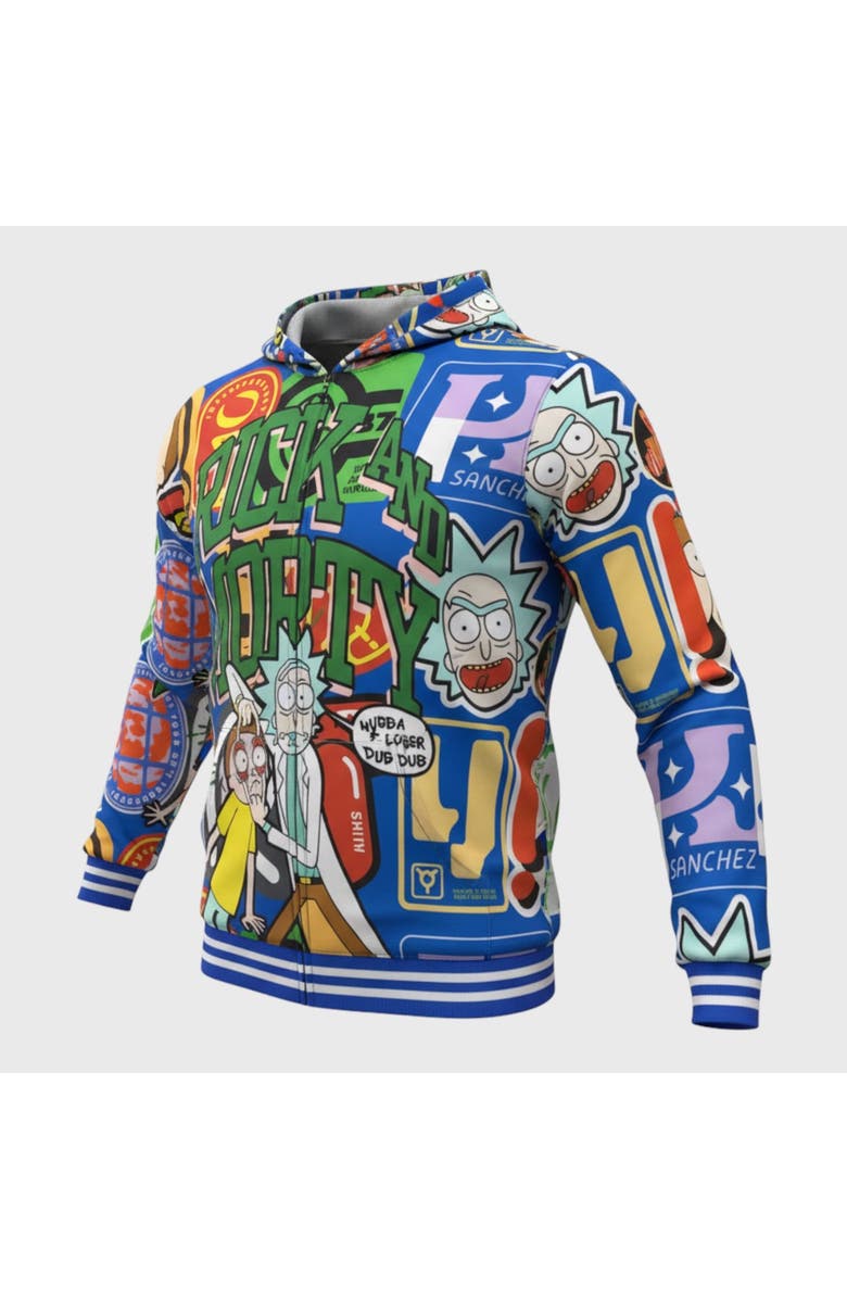 Members Only Rick and Morty All Over Print Hoodie, Alternate, color, 