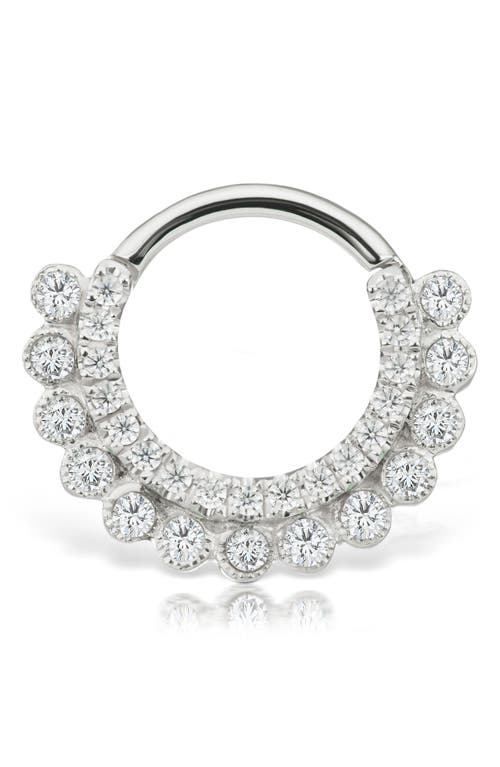Maria Tash Diamond Aspara Single Clicker Hoop Earring