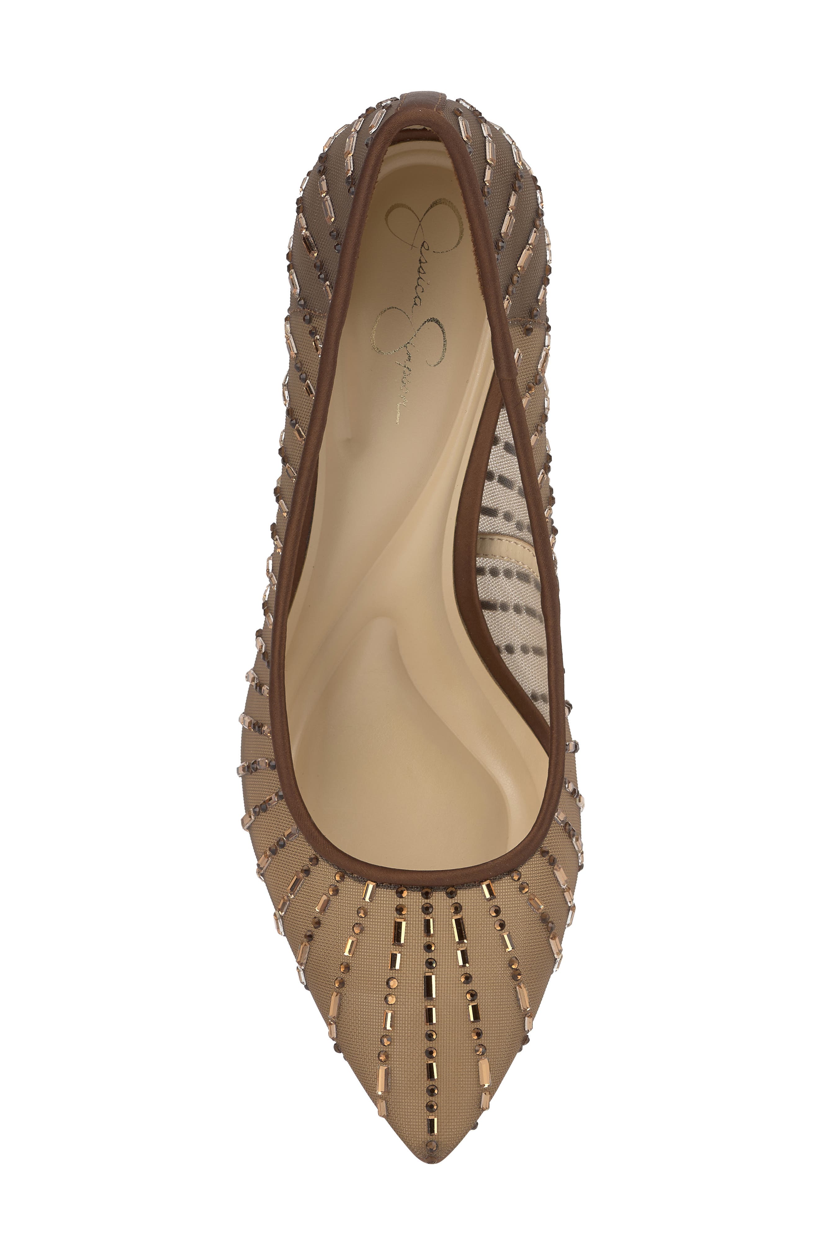 Jessica Simpson Piviano Pointed Toe Pump, Alternate, color, Toasted Peca Finmsh