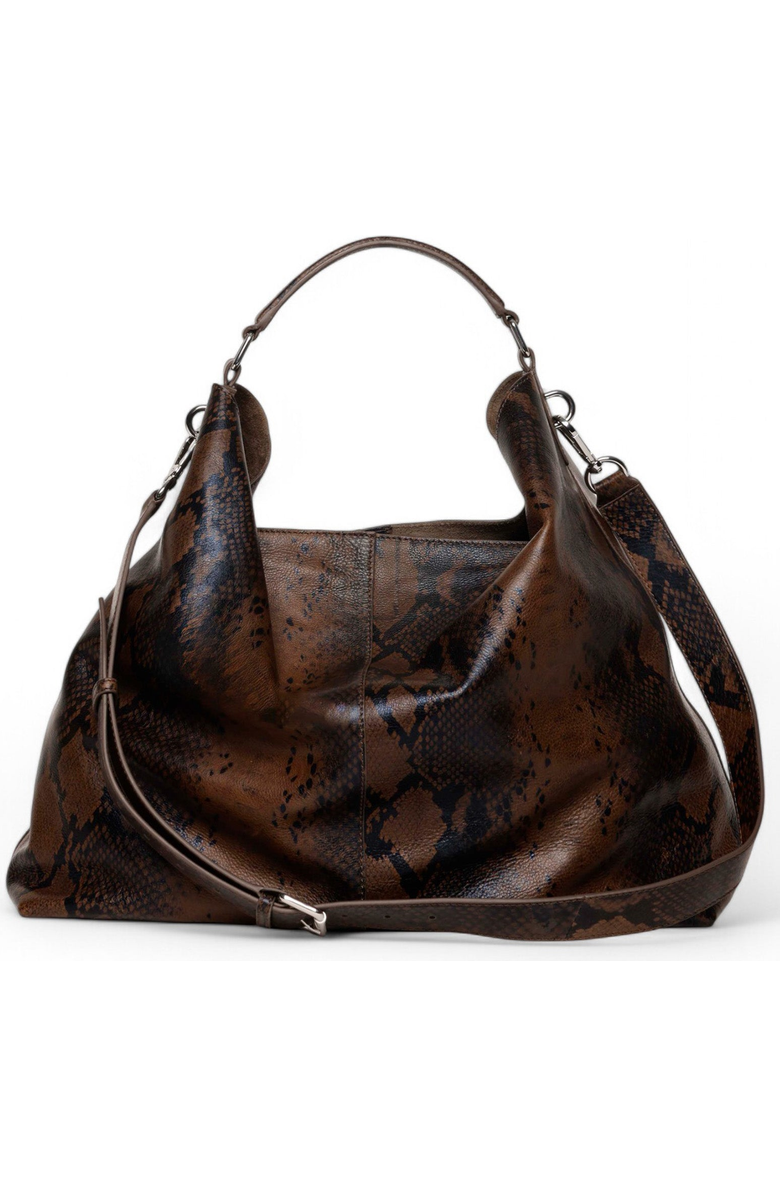 Walter Baker Kennedy Shoulder Bag, Main, color, Truffle Snake
