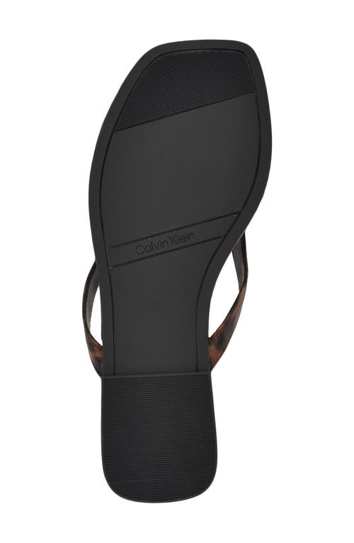 Calvin Klein Stelea Flip Flop In Multi
