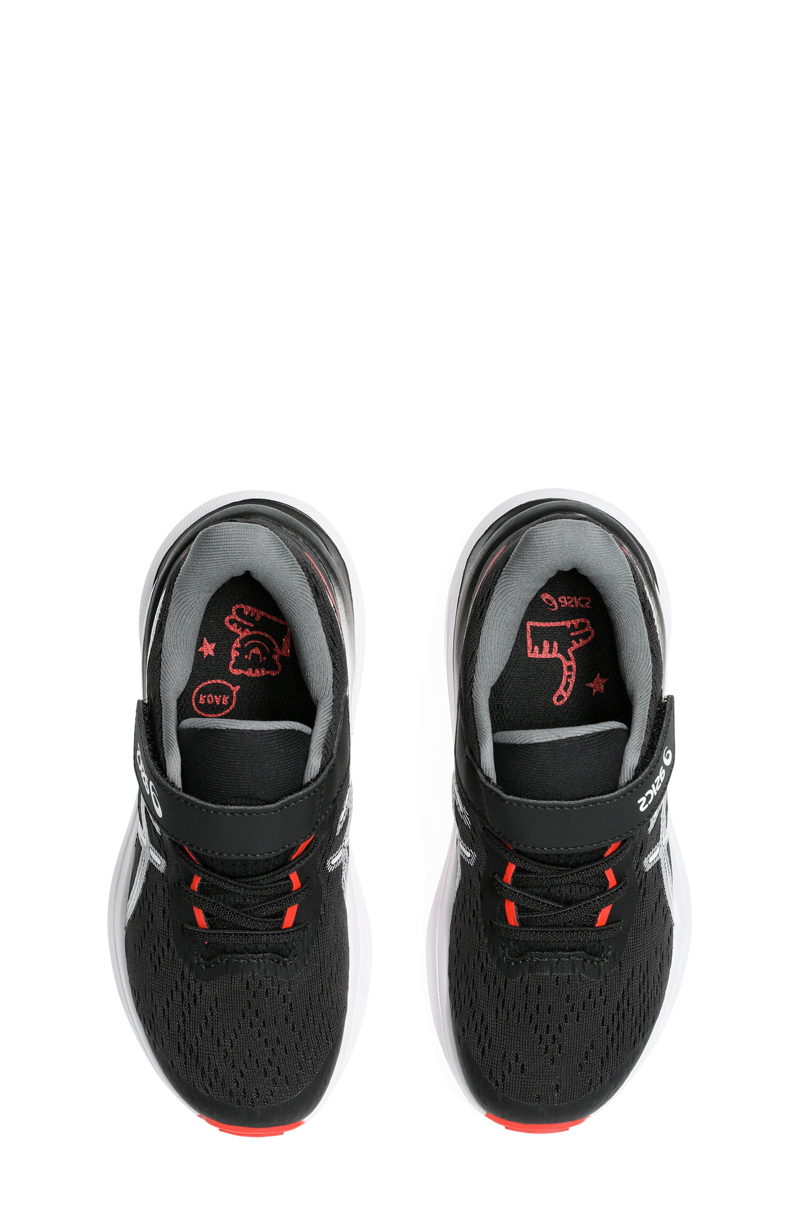 ASICS<sup>®</sup> Kids' GT-1000 13 Running Sneaker, Alternate, color, Black/Fiery Red