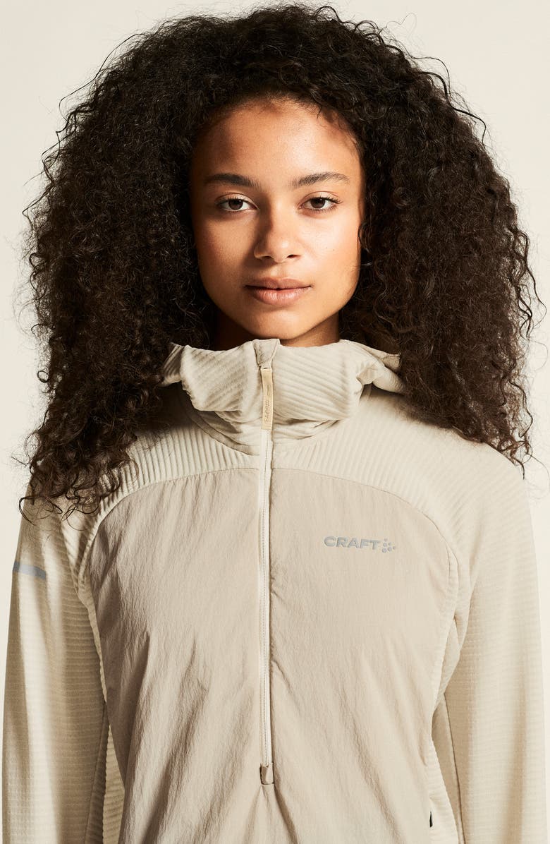 Craft Subz Jersey Half Zip Hoodie, Alternate, color, Plaster