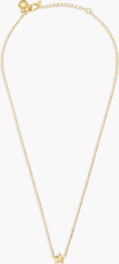 A Littles & Co Christmas Gift Box 'Happy Holidays' Necklace in Gold-Tone Plating