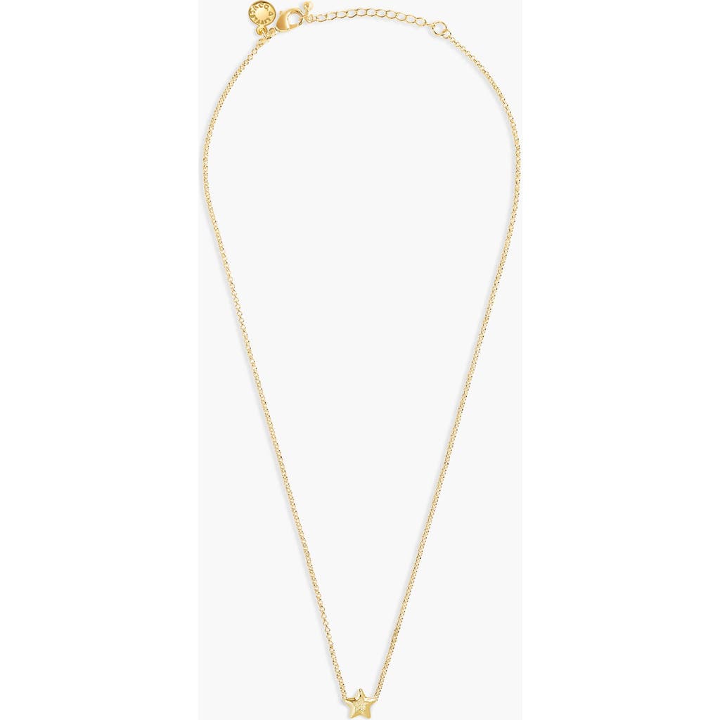 A Littles & Co. A Littles & Co Christmas Gift Box 'happy Holidays' Necklace In Gold