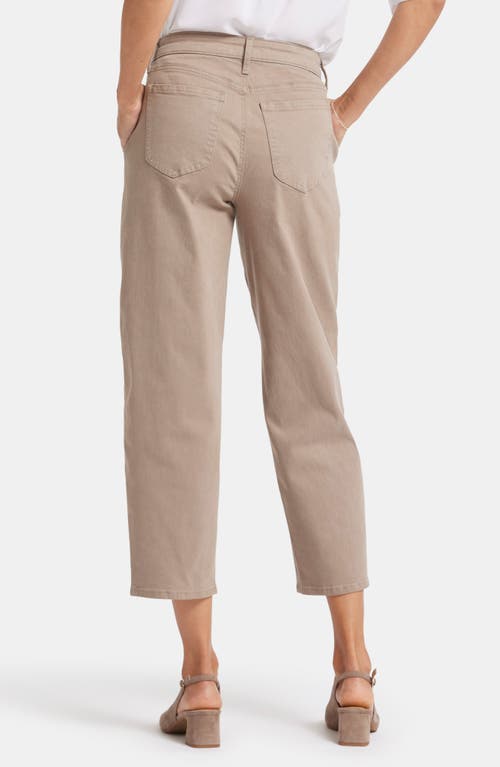 Nydj Utility Pocket Relaxed Crop Straight Leg Jeans In Country Oak
